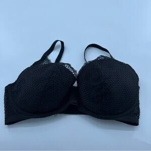 Victoria’s Secret Black Mesh Sexy Plunge Bra